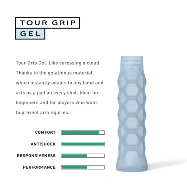 Hesacore Pickleball Gel Grip-Bleu clair - Image 4