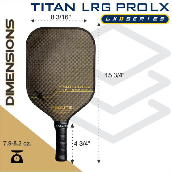 Prolite Titan LRG Pro XL argent et rouge - Image 3