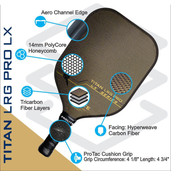 Prolite Titan LRG Pro XL argent et rouge - Image 4