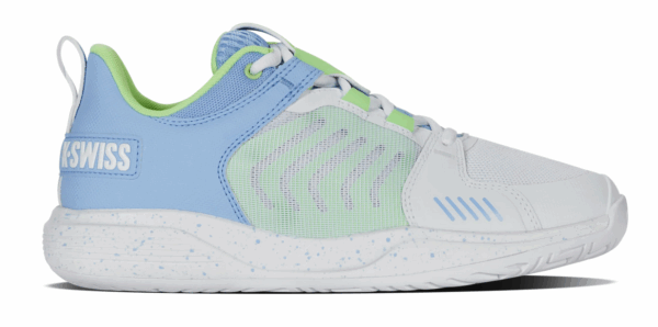 Soulier K-Swiss Ultrashot Team (blanc-bleu-vert)